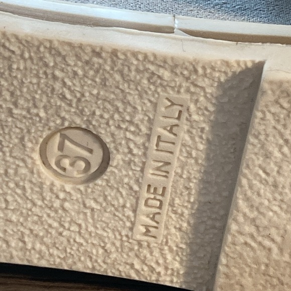 Sheridan Mia Italy wedge peep toe 37 leather suede - Picture 6 of 16